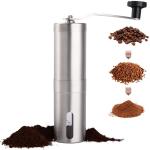 Stainless Steel Essential Barista Tools Manual Coffee Bean Grinder for Aeropress