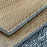 Imitate Solid Wooden Texture Straight Edges Full Body Porcelain Tiles Wear
