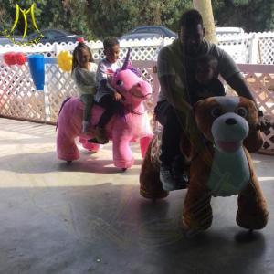 Wholesale Hansel indoor amusement park coin operated plush walking animals from china suppliers