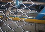 Hot Dipped ISO9001 1m Wide Galvanized Chain Link Fence