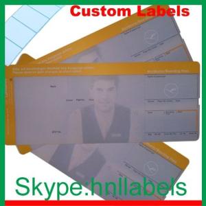 Wholesale Airlines Boarding Tickets Thermal Boarding Passes from china suppliers