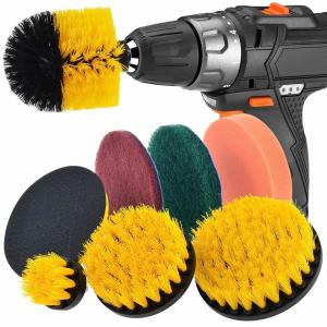 Wholesale Polypropylene Power Drill Scrubber Brush Set Electric Drill Cleaning Brush Tools 420g from china suppliers