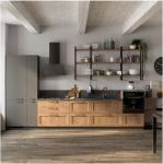 Painted MDF Solid Wood Kitchen Cabinets Simple Modern Design Smart