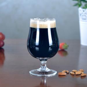 Wholesale 390ml Belgian Ale Glasses , Belgian Beer Glassware With Short Stem from china suppliers