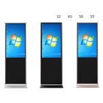 Vertical Digital Kiosks Touch Screen Customized 4g Ultra Slim For Restaurant