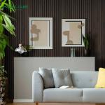 Houses Wood Veneer MDF Wooden Acoustic Panels With Pet Wood Panel