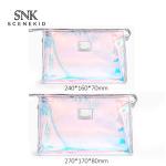 Custom Logo Luxury Rainbow Makeup Wash PVC Bag Cosmetic Organiser Bag