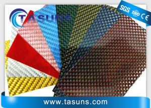 Wholesale Colored High Glossy Kevlar Carbon Fibre Adhesive Sheet 500mm from china suppliers