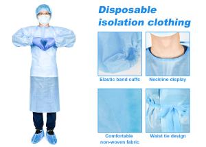 Wholesale Waterproof Disposable Surgical Gown , Disposable PE PP Non Woven Surgical Apron from china suppliers