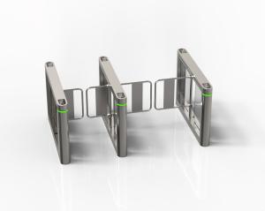Wholesale Smart Full Automatic Swing Barrier Turnstile With DC Brush 24V Motor from china suppliers