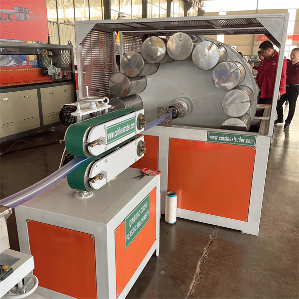 Industrial Plastic Extrusion Machinery PVC Fiber Reinforced Pipe Production Machine