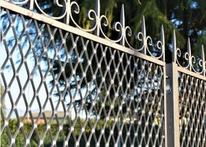 Wholesale 0.5m-2.5m Expanded Metal Security Fence , Anti Climb Expanded Metal Fence Panels from china suppliers