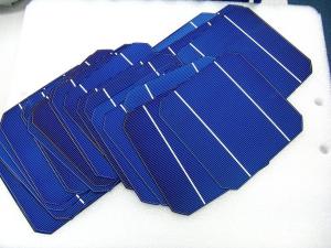 Wholesale high efficiency 2.3w-2.9w monocrystalline solar cell 125mm x125mm from china suppliers