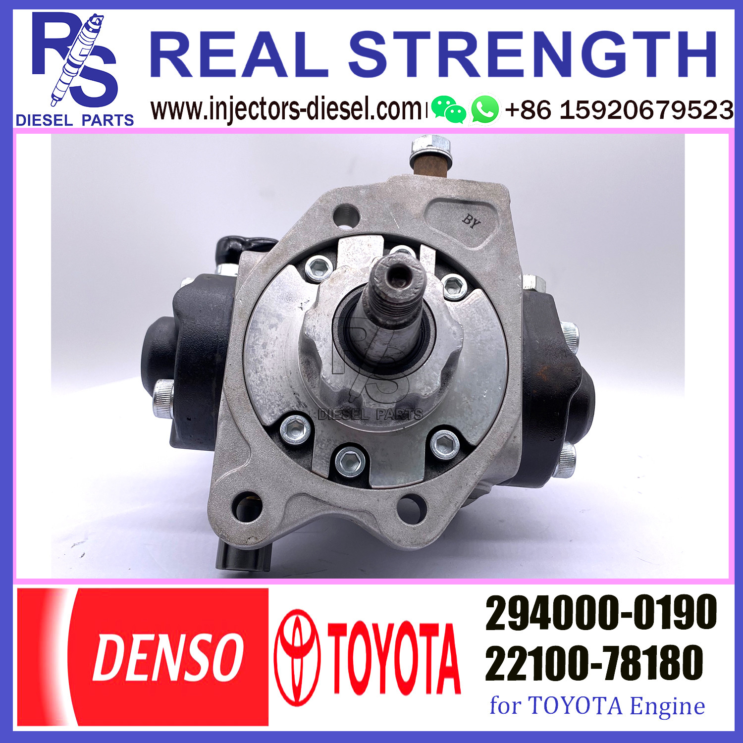 DENSO diesel HP3 originale 294000-1500, 294000-0190, 22100-E0284, 22100-78183 for TOYOTA