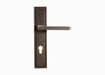 Interior Bedroom Lever Door Handles 133mm Length Bathroom Door Lock Set