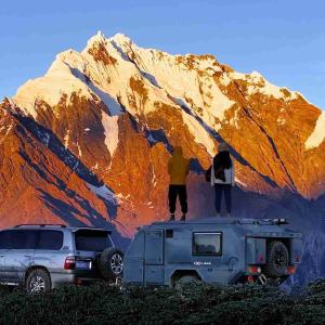 Wholesale Family Pop Up Travel Trailers Airbag Suspension Lightweight Pop Up Campers from china suppliers