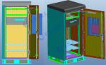 Custom Made IP55 650mm Depth Outdoor Telecom Cabinet