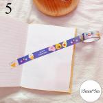Waterproof Adhesive 50mm Solid Color Washi Tape For Kids