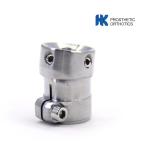 Stainless Steel Pediatric Prosthetic Tube Clamp Adaptor 10° Tilt