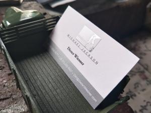 Wholesale Silver Foil Stamped Letterpress Foil Business Cards With Embossed Logo from china suppliers