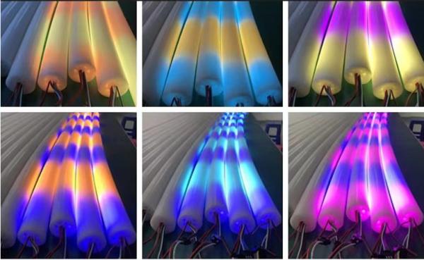40mm Dream color flexible strip lighting 360 round ip68 neon bulbs & tubes pixel