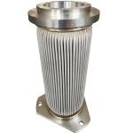 20 Micron Stainless Steel Filter Pleated Filter Cartridge For Chemical Fiber