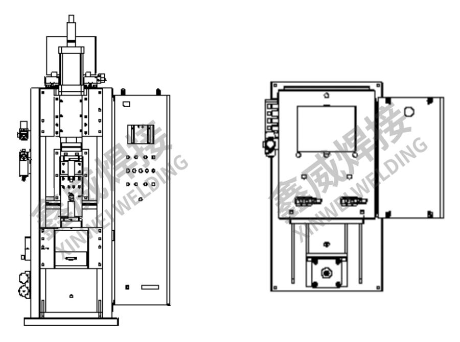 Bolt Spot Projection Welder Capacitor Energy Storage Nut Spot Welding Machine