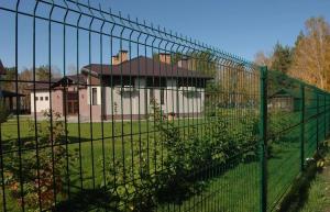 Wholesale 5mm Wire Diameter 3d Panel Fence , Green Color Welded Metal Fence Powder Coated from china suppliers