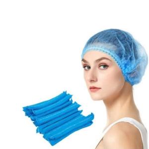 Wholesale Surgery Clip Disposable Bouffant Cap Non Woven Elastic S-2XL For Medical from china suppliers