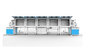 Wholesale High Vacuum Pressure Inert Gas Glove Box with Oil-free Vacuum Pump from china suppliers