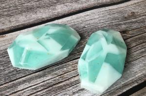 Wholesale Colorful Natural Ingredients Gem Beauty Soap Rock Shape Customized FDA Approved from china suppliers