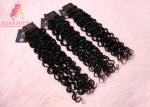 Natural Color Grade 10A Virgin Indian Hair Weave , Italian Curly Indian Virgin