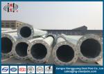 Galvanized Electric Steel Tubular Towers Power Transmission Line 10KV - 500KV