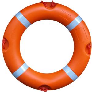 Wholesale High Density Lifesaver Boat Ring , Orange / Red Color Swimming Pool Buoy from china suppliers