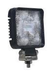 100mm 9W Square Automotive Led Flood Lights 12V R23 R10 Shockproof