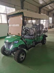 Wholesale Cheap Hunting Electric Lithuim Batteery Six Seater Golf Cart 4-6 Seats 78v 4 Wheels With Rain Curtain from china suppliers