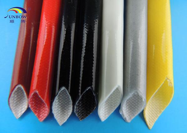 Self-extinguishable Silicone Fiberglass Sleeving Multi Color Silicon Tubing