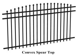 Wholesale 2400mm width Crimped spear metal garrison fence supplier from china suppliers