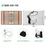 LED Indoor Grow Lights 650W 5000K Energy Saving For Plants Flowers