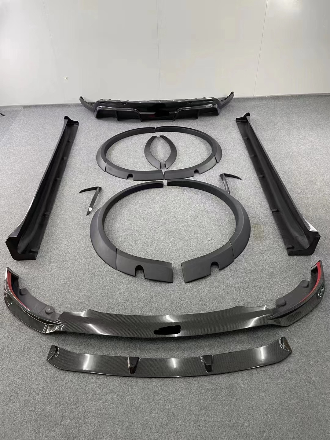 New Product MODEL Y Carbon Fiber Body Kit Model Y Front Shovel Rear Diffuser Spoiler Cover