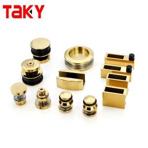 Wholesale Stainless Steel Frameless Glass Sliding Door Hardware Glass Sliding Shower Door Hardware Kit from china suppliers