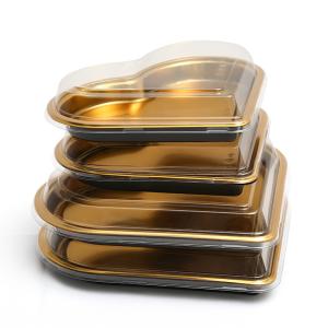 Wholesale Disposable Sushi Box Golden Plastic Packing Box High Cover Packing Box Take out Sushi Box from china suppliers