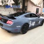 Weatherproof Colored PPF Film , PVC Matte Grey Metallic Vinyl Wrap