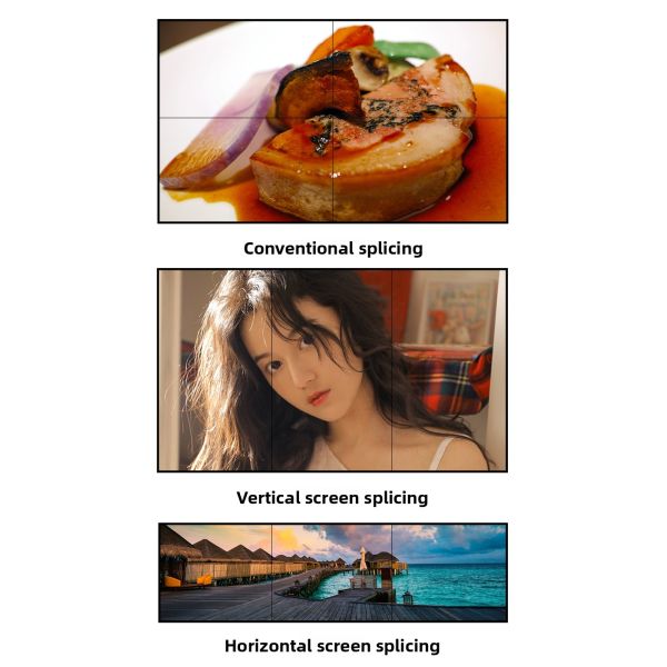 2k Display Indoor LCD Video Splicing Screen 55 Inch Ultra Narrow Bezel Multi Screen LCD Video Wall