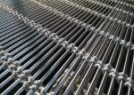 External SUS 304 316 Decorative Woven Wire Mesh Curtain Wall ISO9002