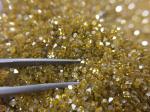 Industrial Yellow HPHT Lab Grown Diamonds Large Size Monocrystalline Diamond
