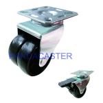 Top Plate Swivel Furniture Moving Casters Double Row Polypropylene Wheels