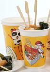 High speed disposable kraft paper soup cup paper bowl porridge bucket popcorn