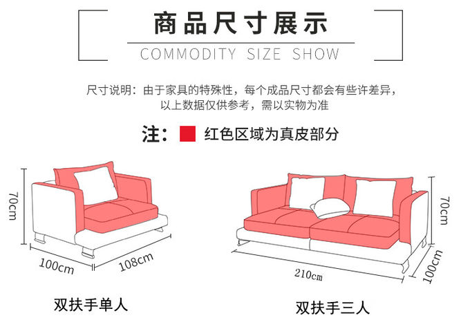 Italian Modern Living Room Leather Soft Sofa House Type L Princess Combination Head Layer