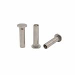 Salt Spray Resistant Stainless Steel Flat Head Semi Hollow Rivets Stainless